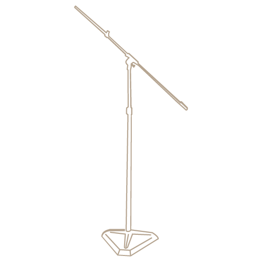 On-Stage SMS7630B Hex-Base Studio Microphone Stand with Telescoping Boom (Black)